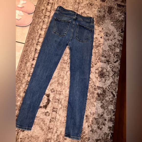 Zara Jeans Zara Blue High Waisted Jeans Poshmark